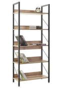Resim Profile 5 Raflı Kitaplık-açık Ceviz Tori 73x172x35 Cm Gxyxd 