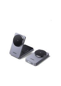 Resim Ugreen 2'si 1 Arada 30w Magnetik Wireless Kablosuz Şarj Cihazı, Siyah, 45023 Standart 