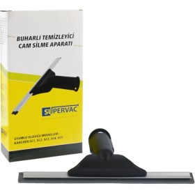 Resim Supervac Sc 4 Easyfix Buharlı Temizleme Makinesi Cam Silme Aparatı Karcher ile Uyumlu 