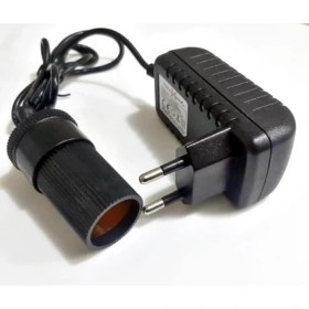 Resim Esranın Dünyası Yatak Pompa Adaptörü Çakmak Adaptörü Araç Çakmaklık Çevirici Ev Tipi 24W/2A/12V 