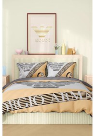 Resim Marka Nevresim Takımı Çift Kişilik Pamuklu Saten Kumaş 6 Parça 3d Dijital Baskı Duvet Cover Set Model No:2 Renkli 