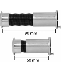 Resim Geniş Çelik Kapı Dürbünü, 60-90 mm Ayarlanabilir, Yüksek Kalite, Dayanıklı ve Şık Tasarım 