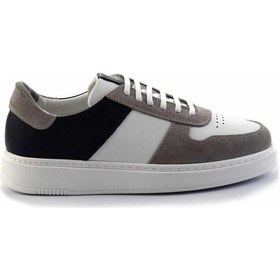 Resim Bambi Gri Lacivert Leather Erkek Sneaker E01440056802 Lacivert 
