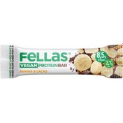 Resim FELLAS Vegan Protein Bar Muzlu ve Kakaolu 40g 