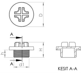 Resim Tornavida Başlı Tapa 