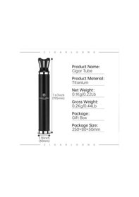 Resim Cigarloong Metal Puro Kılıfı Delicili Sehpalı Tekli Siyah 60 Ring 