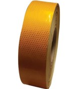 Resim Mfk 8406 Sarı PeTekli Reflektif Bant 5cm 