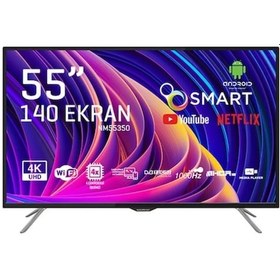 Resim Nordmende NM6000U 55" / 140 Ekran Uydu Alıcılı 4K Ultra HD ANDROİD 13 SMART LED TV 