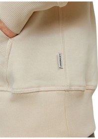 Resim Jack & Jones Erkek Kapüsonlu Gögüs Logo Baskili Sweatshirt Beyaz 