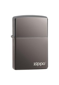 Resim Zippo Çakmak 150Zl Classic Black Ice Lighter Zippo Logolu 
