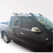 Resim Cross Vw Amarok Krom Ayna Kapağı 2 Prç. 2010 ve Üzeri Paslanmaz Çelik 