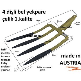 Resim Bel Çapa Austrıa Belleme Yekpare Kaynaksız Bel Küreği Bahçe Belle 