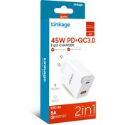 Resim Linkage Lhc-03 45watt Süper Hızlı Şarj Adaptörü Pd + Usb Çıkışlı 
