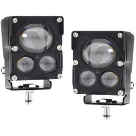 Resim Geeksen Motosiklet Led Sürüş Sis Farları 120w 12000lm 4 Aydınlatma Modu Led Yardımcı Işıklar Motosiklet Farları 