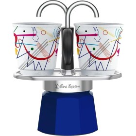 Resim - Set Mini Express: Ocak Üstü Espresso Pişirici + 2 Cups - Kandinsky Serisi 