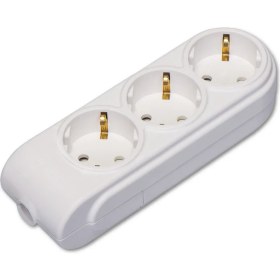 Resim Makel Grup Priz Üçlü Klemensli Yeni Nesil 