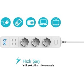 Resim Üreticiniz Ashwork Vtn Bp-01 Wifi Yüksek Akım Korumalı Hızlı Şarj Özellikli Akıllı Priz 587455 