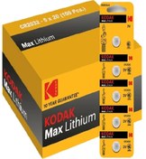 Resim Kodak 100 Adet Cr2032 Lityum Para Pil 