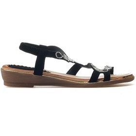 Resim Guja Kadın Taş Detaylı Günlük Sandalet 25y 25y122-5 Z Siyah Siyah 