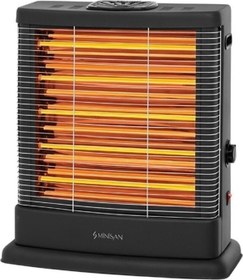 Resim Maxi MS-2500 Siyah 2500 W Quartz Isıtıcı 
