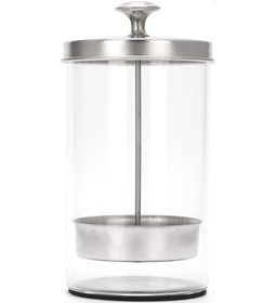 Resim Xurunkeji Kırılmaz Dezenfektan Kavanozu, Salon Berber Dezenfektan Kavanozu, Çıkarılabilir Süzme Tepsili 21 Oz Cam Dezenfektan Kavanozu 