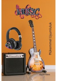Resim Karler Bass Tune 650 BT Bluetooth 5.3 Kablosuz Kulak Üstü Kulaklık 