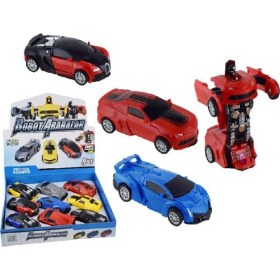 Resim Can Oyuncak Robot Işıklı Oyuncak Araba 