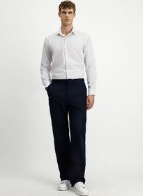 Resim Kiğılı Regular Fit Standart Kesim Likralı Kanvas / Chino Pantolon 