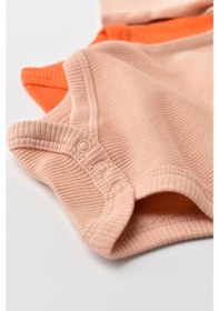 Resim Rebebe Babycosy Modal 2 Li Uzun Kollu Bebek Badi - Bebek Body - Csym1131 (544739532) Turuncu 