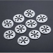 Resim Lasonstiges 10 Adet Metal Altında Motor Kaput Kapağı Araba Styling Yalıtım Kapağı Fit Vw Audi Için Ford Için 