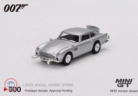 Resim 1:64 Mini GT MGT00900-007E 1965 Aston Martin DB5 GOLDFINGER ENGLISH BLISTER PACKAGING 