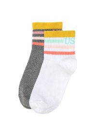 Resim U.s. Polo Assn. Kadın Gri Melanj Çorap 50318015-vr086 Grı Melanj 