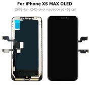 Resim Genos Iphone Xs Max Modeli Uyumlu Lcd Ekran Dokunmatik Oled Panel Ekran 