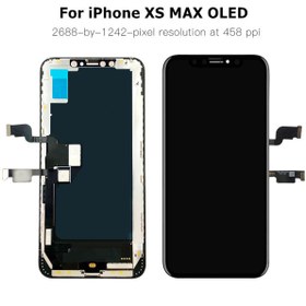 Resim Genos Iphone Xs Max Modeli Uyumlu Lcd Ekran Dokunmatik Oled Panel Ekran 