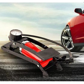 Resim Mastercar Basınç Göstergeli Top Bisiklet Araba Ayak Pompası 