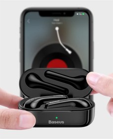 Resim TeknoExpress Orjinal Baseus Huawei P40 Lite E Ultra Hd 500mah Dokunmatik Bluetooth Kulaklık 