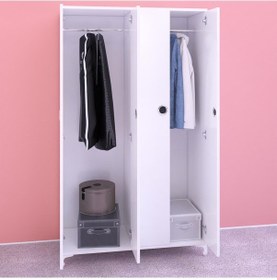 Resim Kenzlife gardırop 4 kapaklı kapılı defne 168*100*42 byz ayaklı ga 