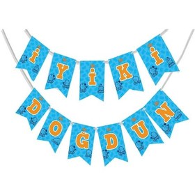 Resim Kral Şakir Action Temalı Iyiki Doğdun Harf Banner 