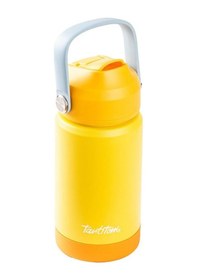Resim Tantitoni Tutamaçlı Sarı Paslanmaz Çelik Pipetli Termos 350ml Sarı 