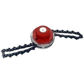 Resim Motorlu Tırpan Testere Zincirli Canavar Başlık 