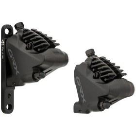 Resim Shimano Grx St-rx600+br-rx400 2x11v Hidrolik Disk Vites Fren Takımı Ön/arka Siyah 