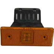 Resim 12v-24v Yan Sinyal Lambası Dorse Side Marker (4 Ledli) Turuncu E Belgeli 