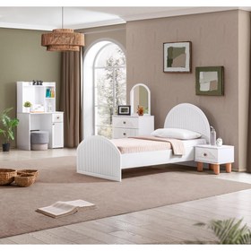 Resim Magic Genç Odası Takımı | Karyola Dolap Çalışma Masası Seti 
