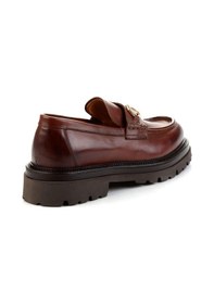 Resim Bambi Kahve Hakiki Deri Erkek Loafer Ayakkabı E01901149441 Kahve 