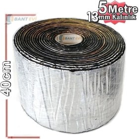 Resim Bant Evi Folyolu Kauçuk Sünger 13MM Kalınlıkta 40cmx5mt Yapışkanlı Araç Oto Ses Isı Yalıtım Bandı 