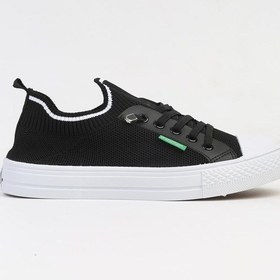 Resim Benetton İthal Kadın Siyah Spor Ayakkabı Bnı-10233 001 