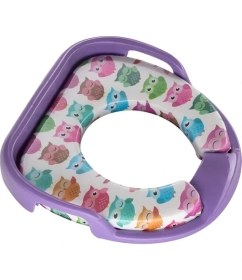 Resim AyrStore Buğz Softy Jumbo Kids Çocuk-Bebek Yanlardan Tutmalı Yumuşak Süngerli Klozet Kapağı Adaptörü 