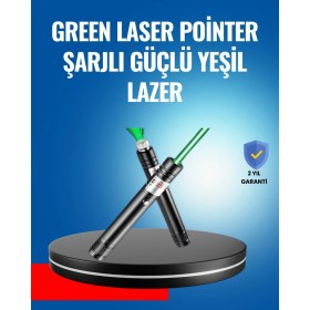 Resim Avcılık ve Doğa Sporları Için Güçlü Yeşil Lazer Pointer 
