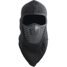 Resim Shun Kış Rüzgar Geçirmez Nefes Alabilir Spor Tam Yüz Termal Maske Kayak Balaclava (Yurt Dışından) 