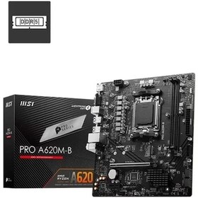 Resim Msı Pro A620m-b Ddr5 6800mt/s 1xvga 1xhdmı 1xm.2 Usb3.2 Matx Am5 Amd Am5 9000/8000/7000 Serileri İl 